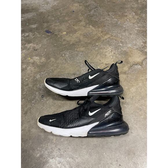 Nike Nike Air Max 270 AH8050-02 Black Anthracite Solar Red Mens Sneskers Sz 10.5 - Picture 1 of 8